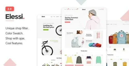 Elessi Theme GPL v6.3.4 – WooCommerce AJAX WordPress RTL support